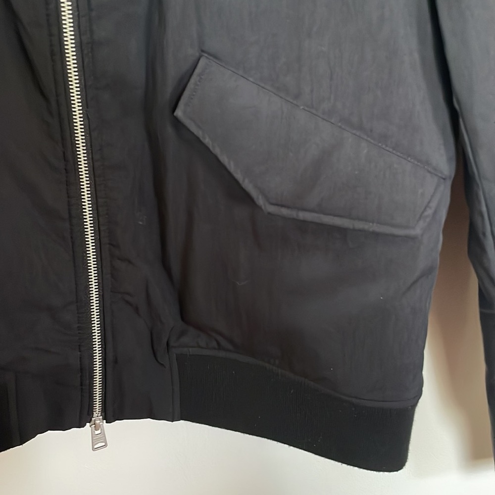 All Saints Insulated Faux Fur Bomber Jacket - Picture 3 of 6